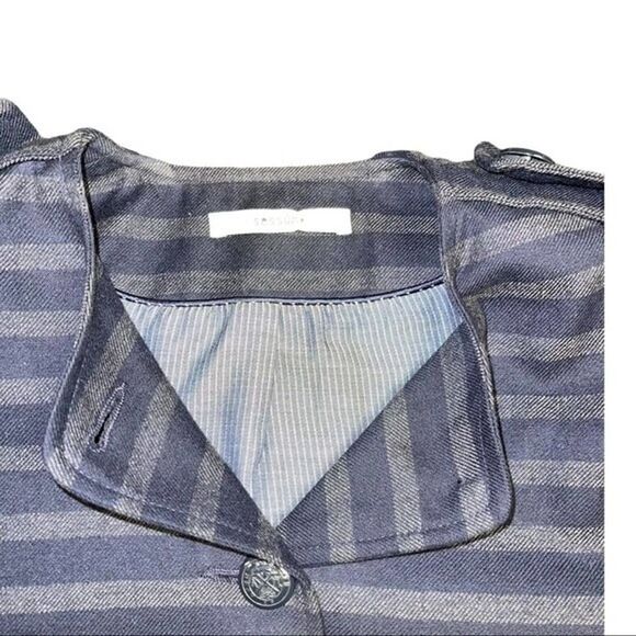 Sessun Oxbridge Blazer Stripes Blue and Gray Jacket Size XS - Picture 8 of 12